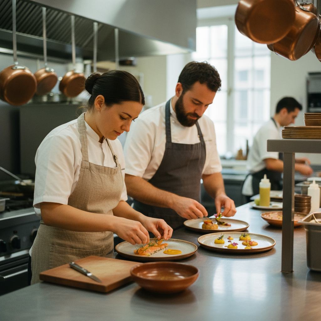 Nyt samarbejde: Verdensstjerner mødes i køkkenet hos Food & Co – nu på Frokostfirmaets platform
